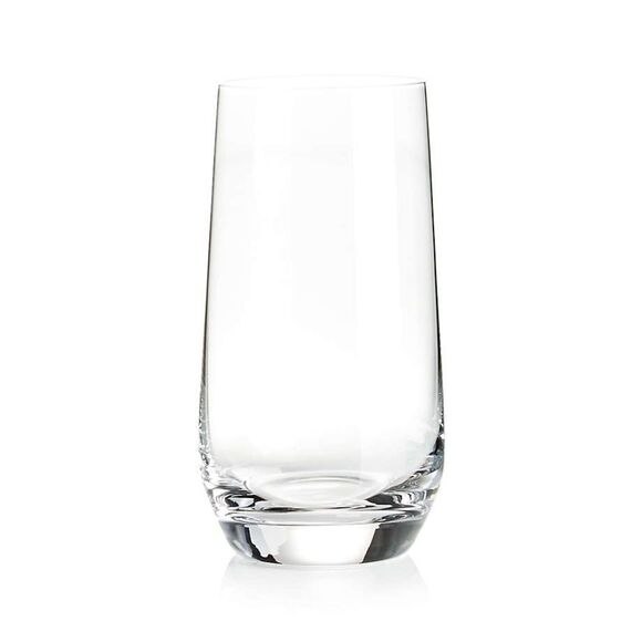 Crate & Barrel Elegant Clear Glass Tumblers Set, 8 glasses, 17oz - Picture 1 of 7